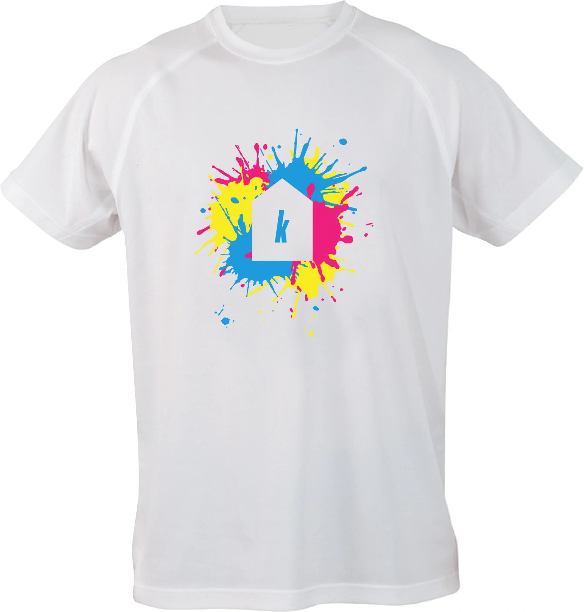 Aplicación de la ilustración para Knauf sobre camiseta.